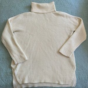 Pink Rose Turtleneck Sweater